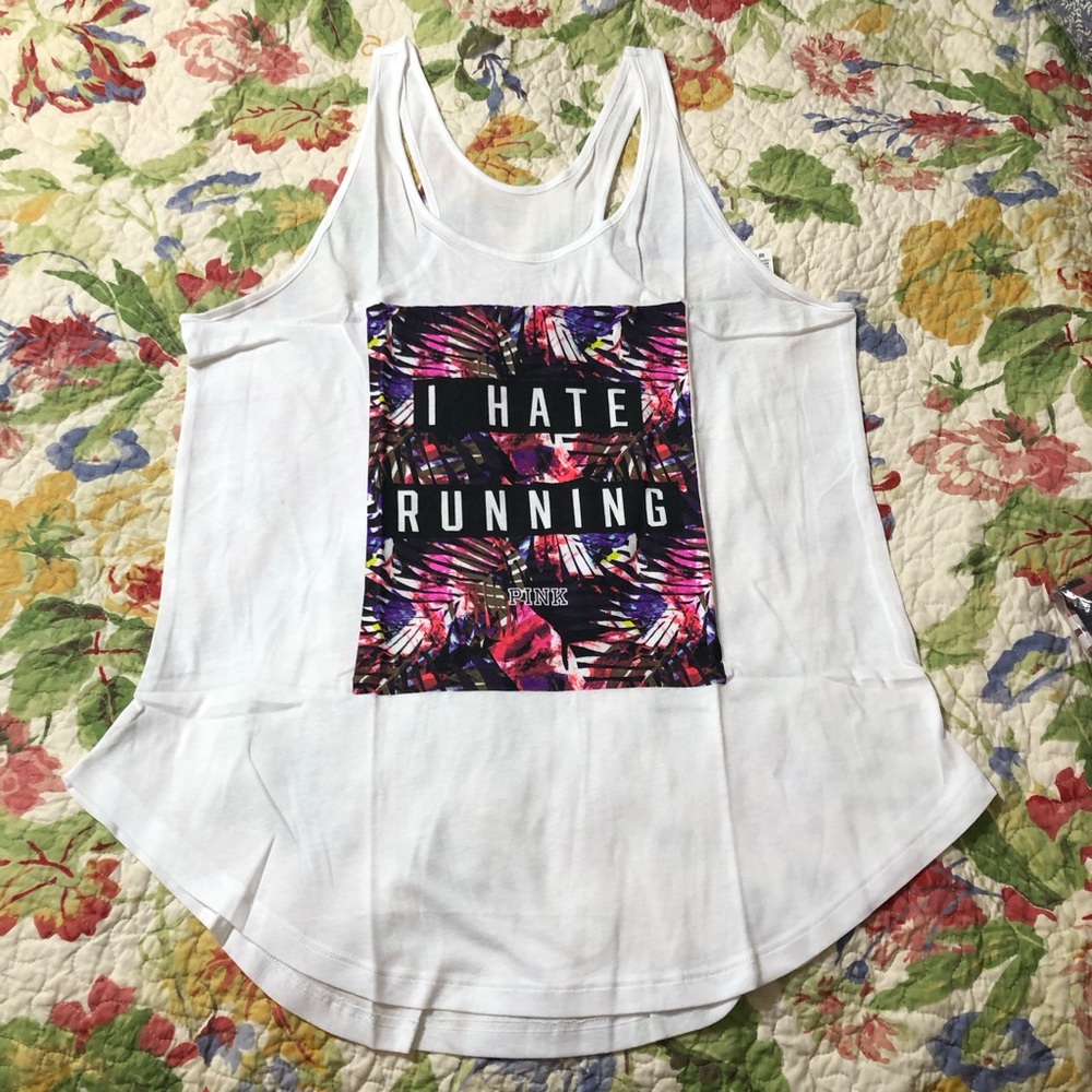 NIP Size L PINK Y-back Yoga Tank